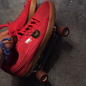 Red skates